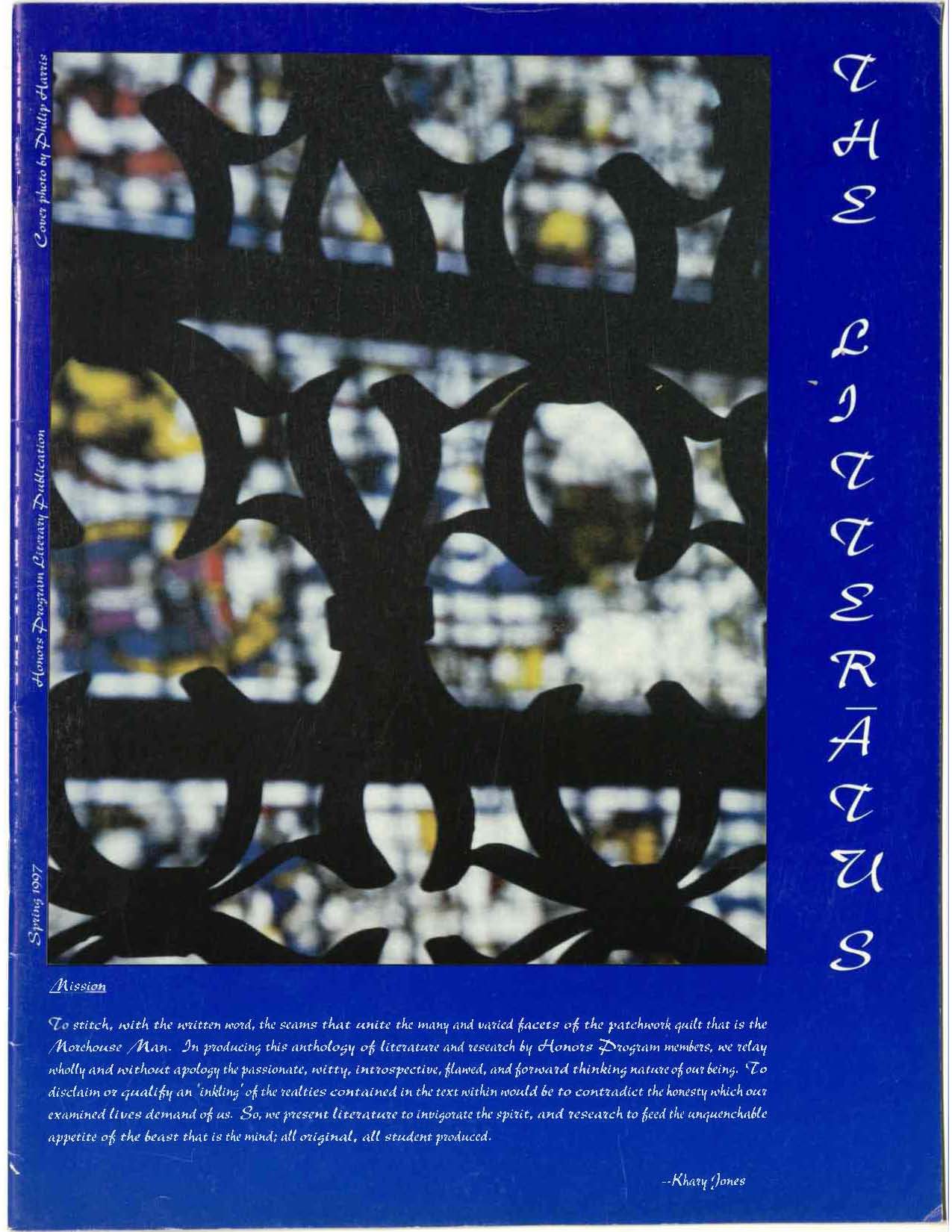 Litteratus Spring 1997 cover image
